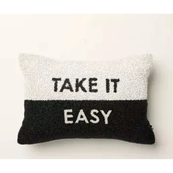 Kate Spade x Target ♠️ Take it Easy Beaded Pillow Brand New!